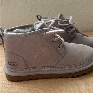 UGG Mini Light Gray Ankle Boots